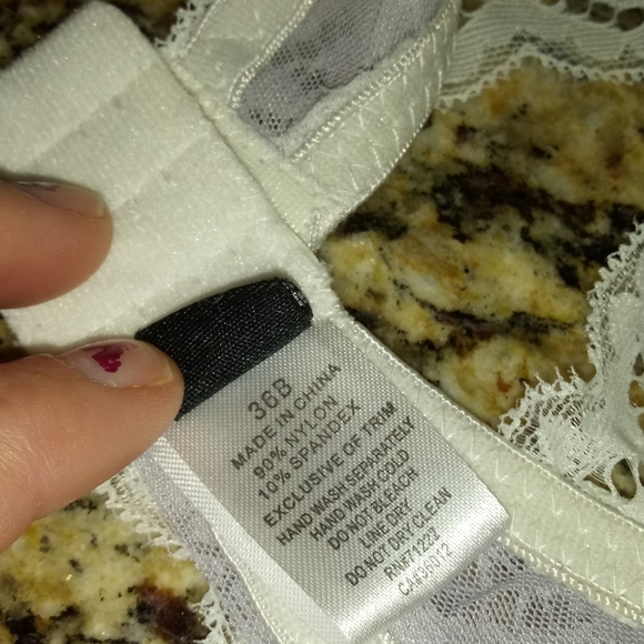 1210 Rampage Intimates Lace Mesh Bra - Picture 6 of 6